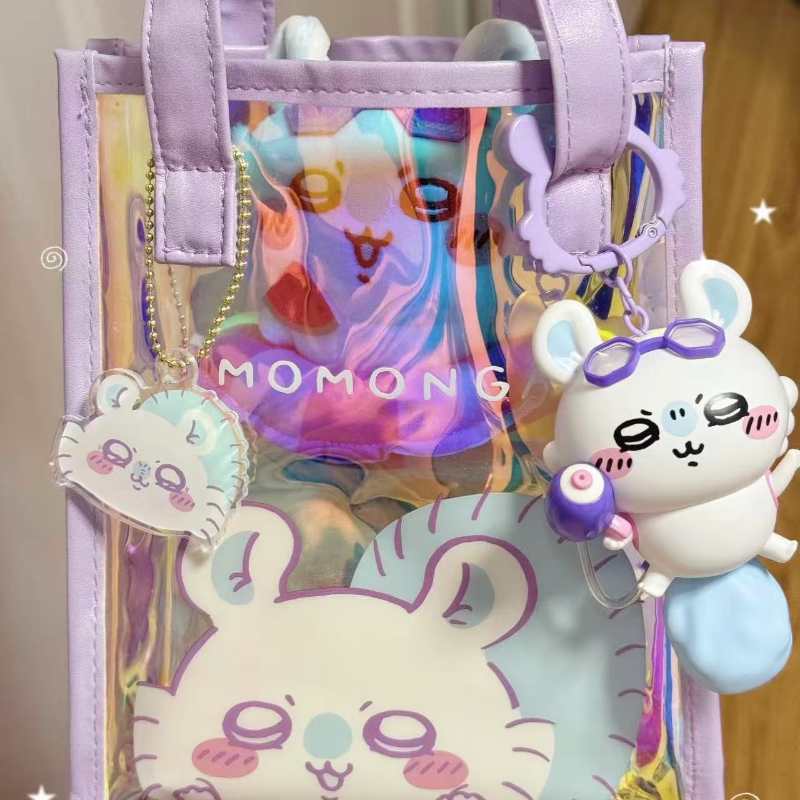 MINISO OFFICIAL| Chiikawa Usagi Momonga Hachiware Water Gun Keychain Pendant