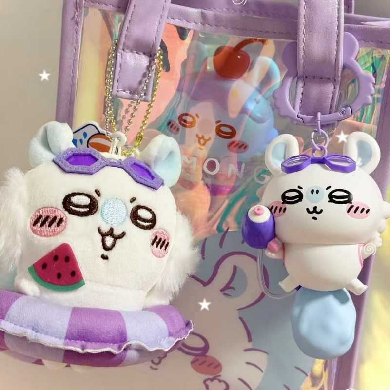 MINISO OFFICIAL| Chiikawa Usagi Momonga Hachiware Water Gun Keychain Pendant