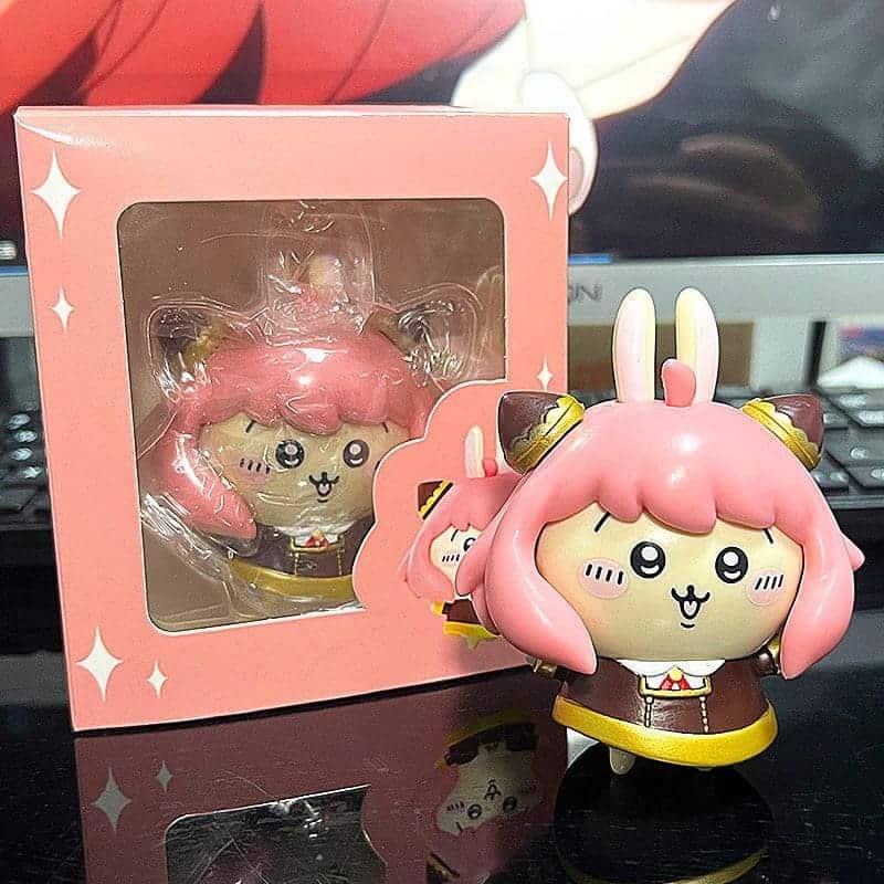 Spy x Family Anya Q-Version Cos Usagi Magical Girl Figurine – Cute Desk & PC Case Decoration Gift