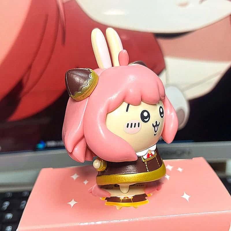 Spy x Family Anya Q-Version Cos Usagi Magical Girl Figurine – Cute Desk & PC Case Decoration Gift