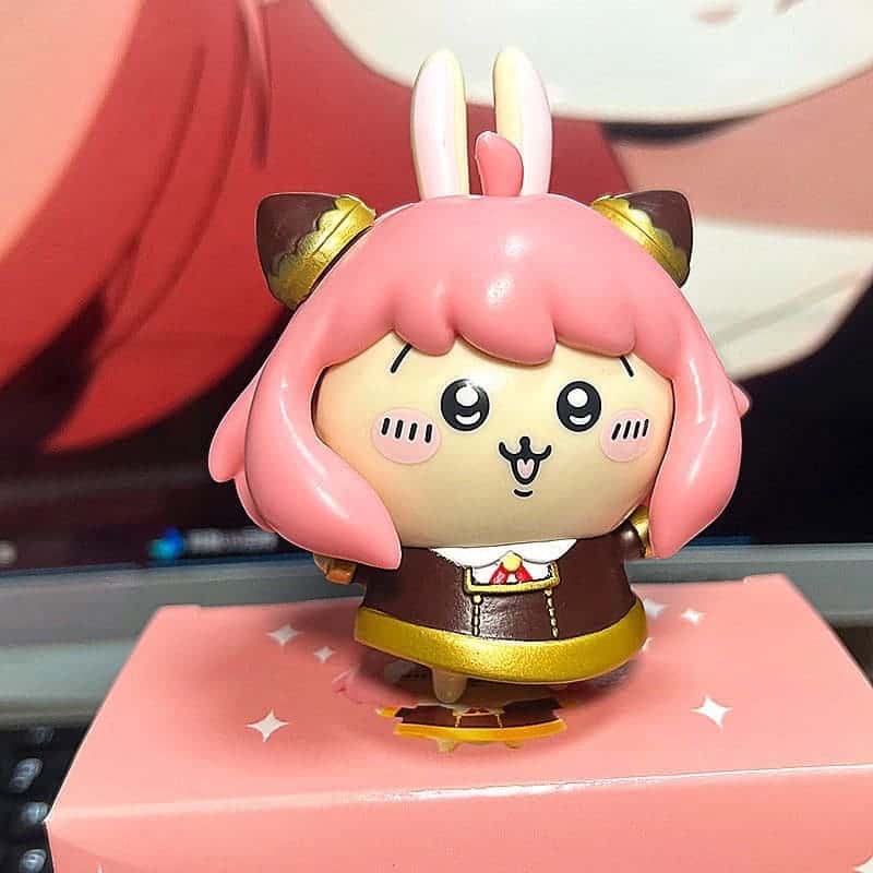 Spy x Family Anya Q-Version Cos Usagi Magical Girl Figurine – Cute Desk & PC Case Decoration Gift