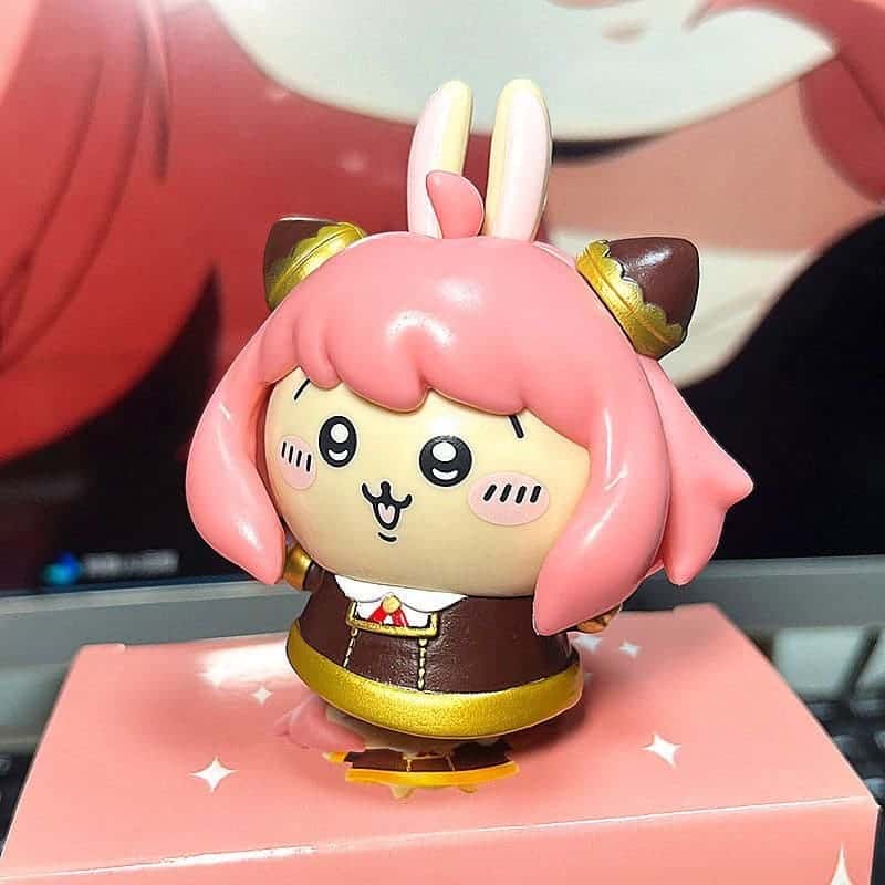 Spy x Family Anya Q-Version Cos Usagi Magical Girl Figurine – Cute Desk & PC Case Decoration Gift