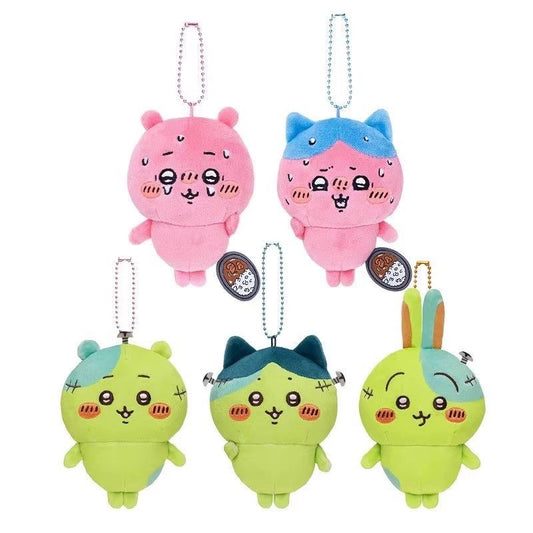 Chiikawa Limited Japan Plush – Zombie Red Usagi, Curry Chili Hachiware & Wow Edition