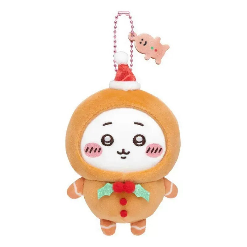 Cute Chiikawa Christmas Stocking Series Plush Keychain