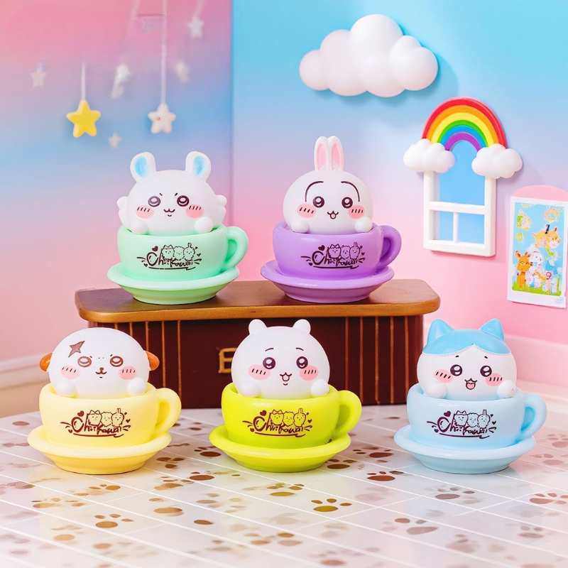 Mini Moss Landscape Cartoon Spinning Cup Blind Box Figurines – Desktop Mini Ornaments & Accessories Wholesale