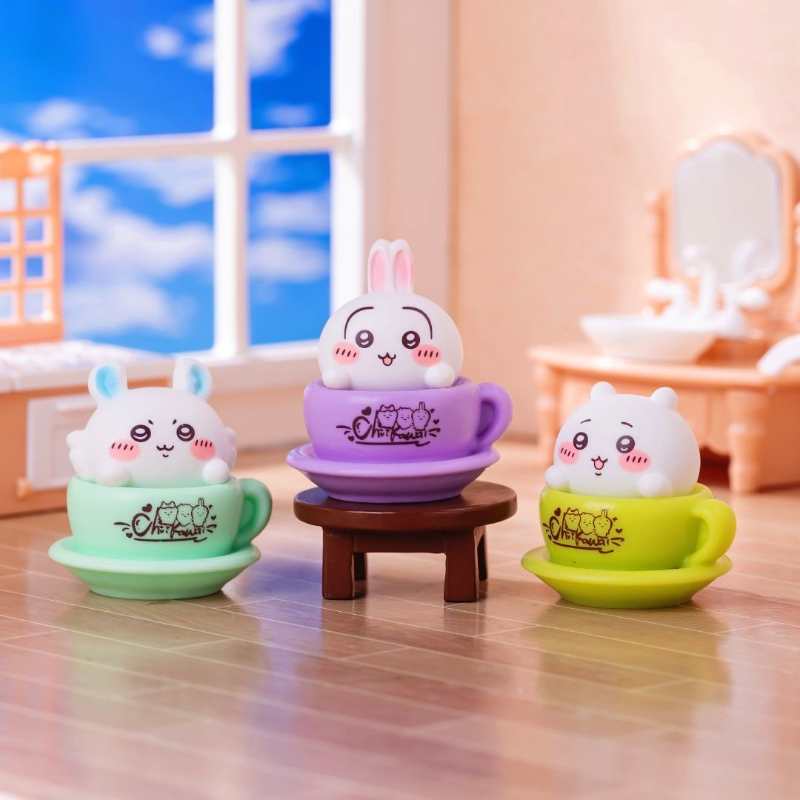 Mini Moss Landscape Cartoon Spinning Cup Blind Box Figurines – Desktop Mini Ornaments & Accessories Wholesale