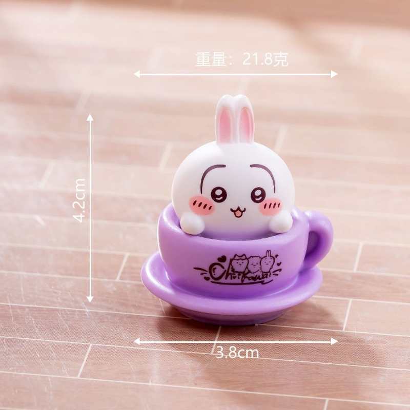 Mini Moss Landscape Cartoon Spinning Cup Blind Box Figurines – Desktop Mini Ornaments & Accessories Wholesale