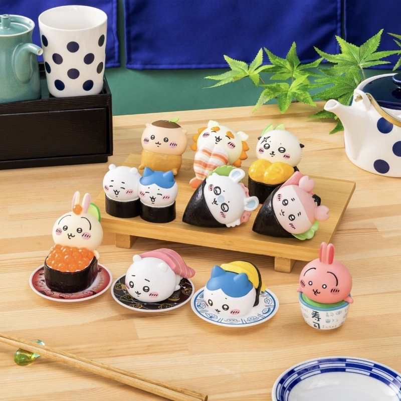 Chiikawa Sushi Series Blind Box – Kawaii Usagi & Chiikawa Figurine Desk Decor Anime Collectible