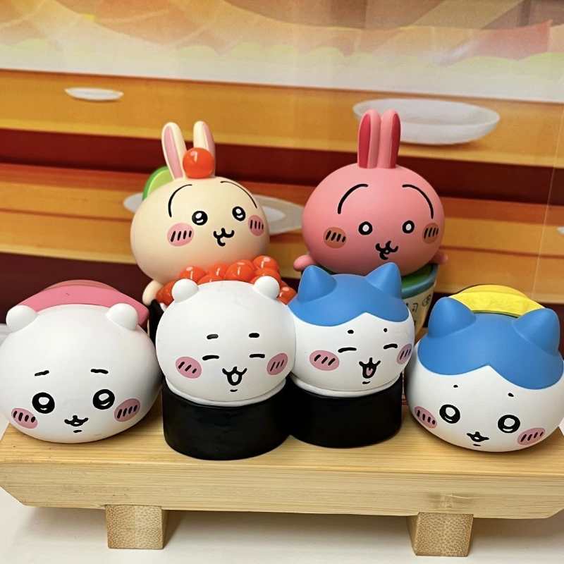 Chiikawa Sushi Series Blind Box – Kawaii Usagi & Chiikawa Figurine Desk Decor Anime Collectible