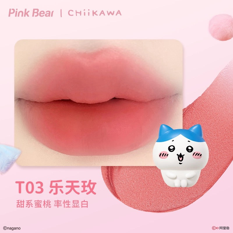 Chiikawa x Pinkbear Collaboration Make-up Set Box -Lip Gloss/Lip Mud/Eyeshadow Palette/Blush