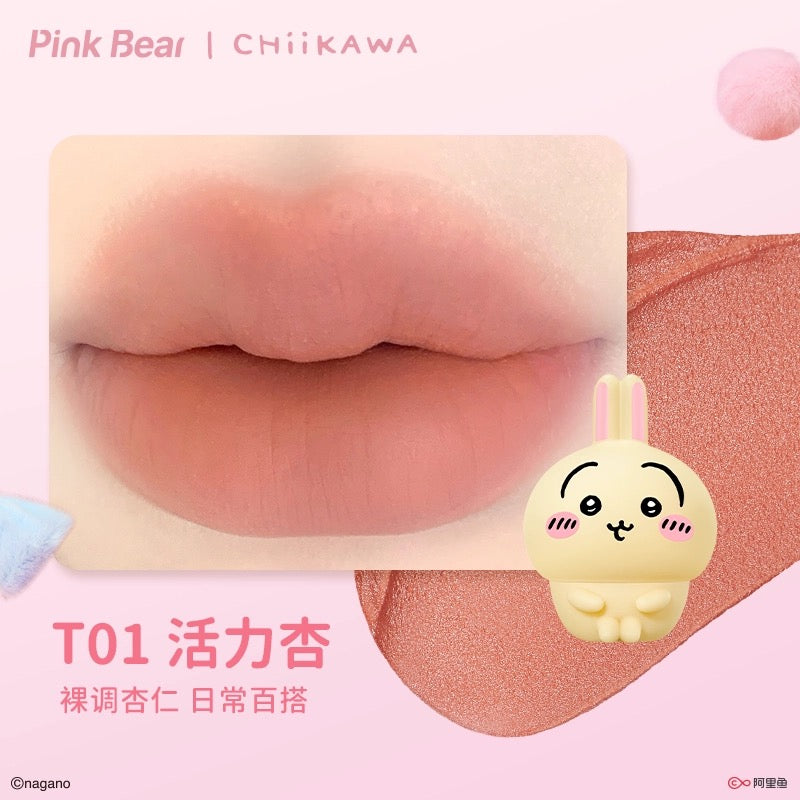Chiikawa x Pinkbear Collaboration Make-up Set Box -Lip Gloss/Lip Mud/Eyeshadow Palette/Blush