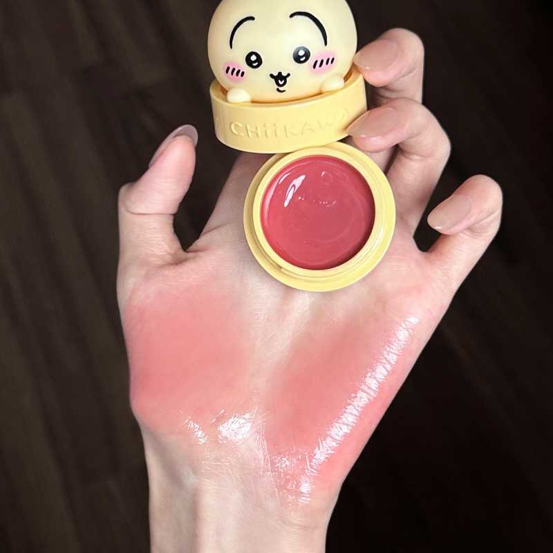 Chiikawa x Pinkbear Collaboration Make-up Set Box -Lip Gloss/Lip Mud/Eyeshadow Palette/Blush