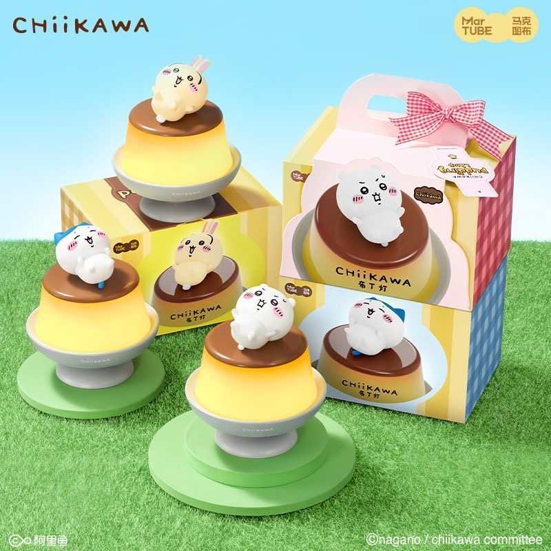 Chiikawa Pudding Scene Lamp Night Light - Perfect Gift for Girlfriend, Female Friends, and Birthday Celebrations