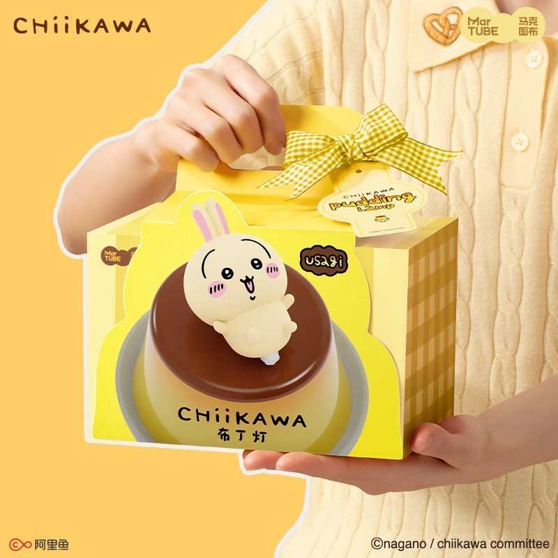 Chiikawa Pudding Scene Lamp Night Light - Perfect Gift for Girlfriend, Female Friends, and Birthday Celebrations