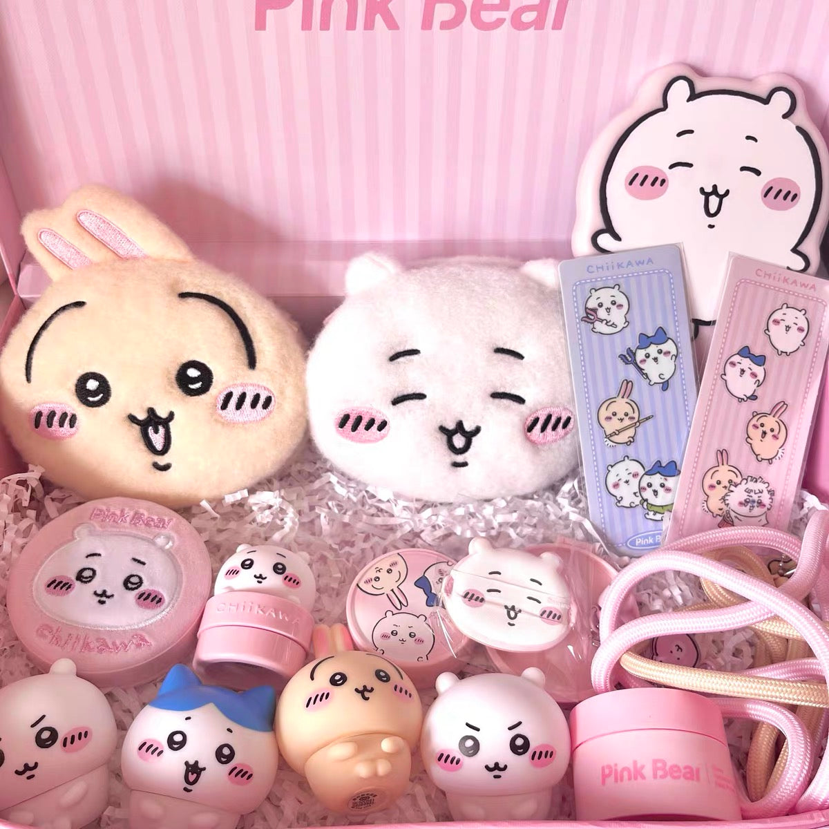 【New Arrival】PinkBear X CHIIKAWA Official Collaboration Make-up Gift Box | Limited Edition