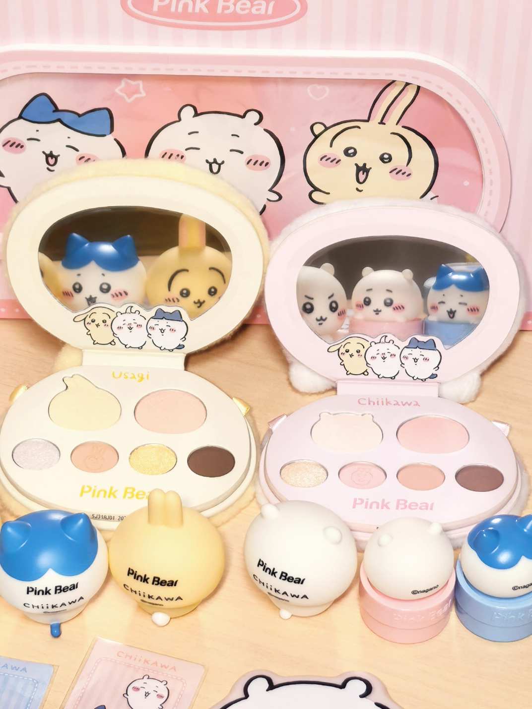 【New Arrival】PinkBear X CHIIKAWA Official Collaboration Make-up Gift Box | Limited Edition