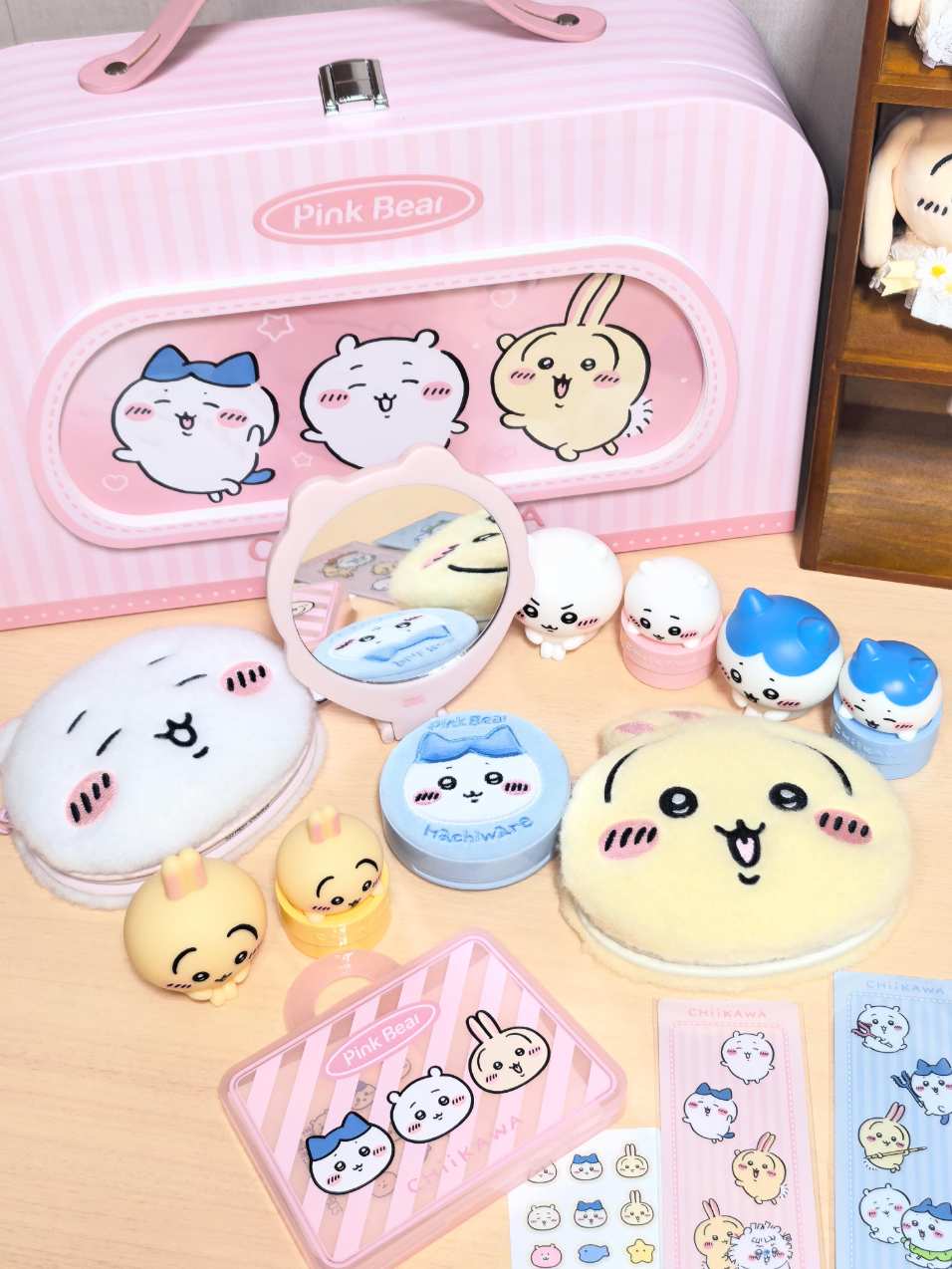 【New Arrival】PinkBear X CHIIKAWA Official Collaboration Make-up Gift Box | Limited Edition