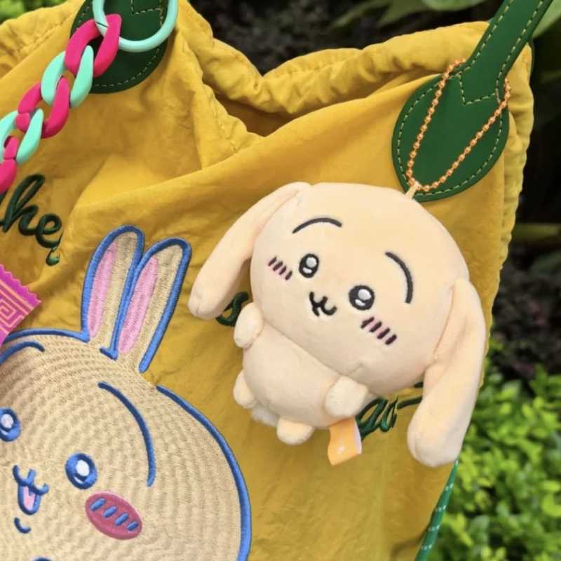 Japan Original Drop-Ear Usagi Plush Keychain – Cute Hanging Doll