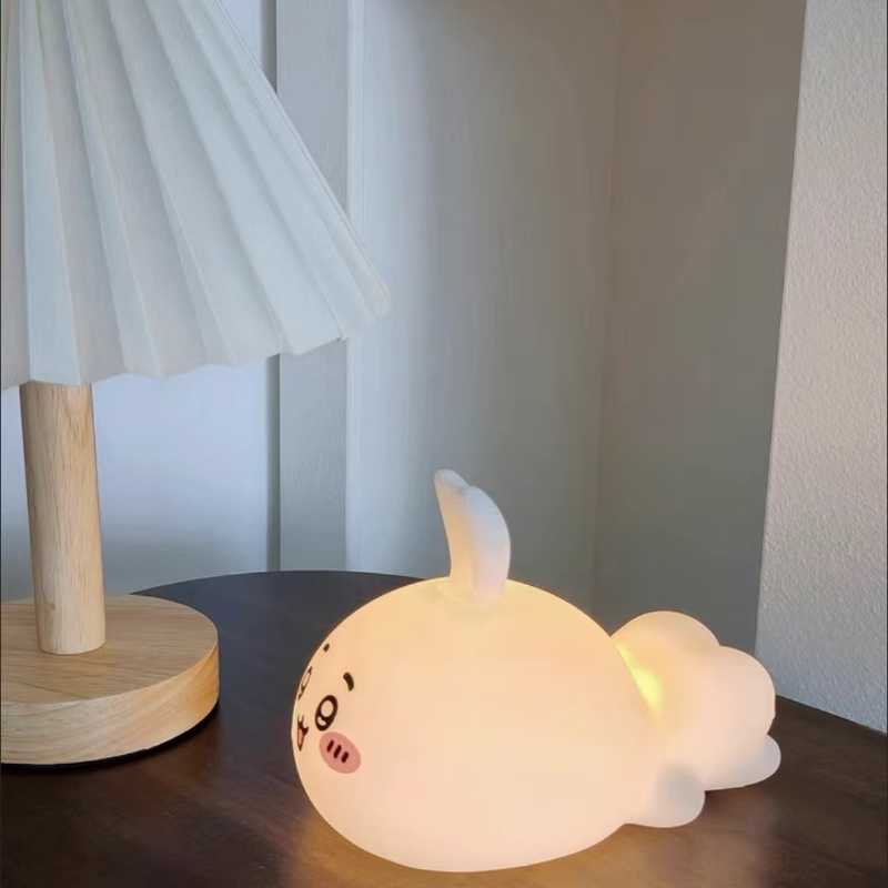 PAPA Clap Usagi Tap Night Light – Cute Bunny Lamp Gift for Girlfriend, Romantic Valentine’s & Birthday Present