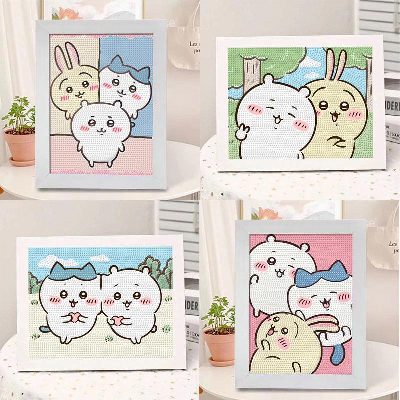Adorable Chiikawa Hachiware Usagi Diamond Painting DIY Kit for Kids