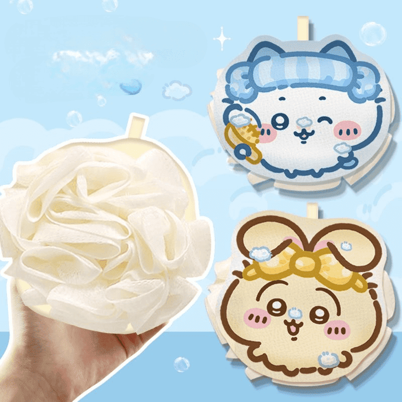 Esponja de baño Chiikawa Usagi Hachiware