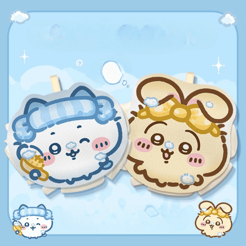 Esponja de baño Chiikawa Usagi Hachiware