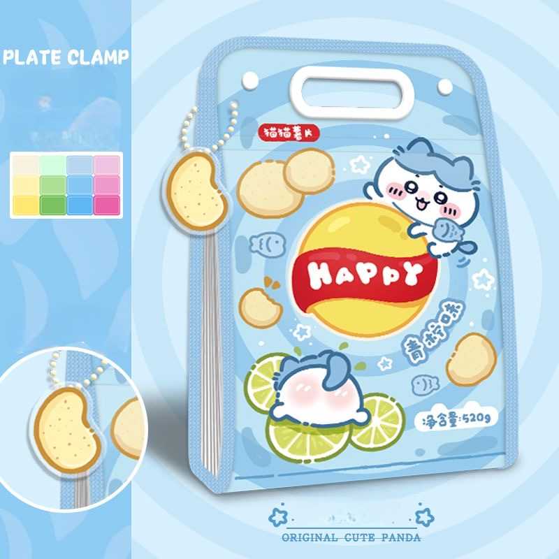 Chiikawa Potato Chip File Folder | Cute Accordion A4 Organizer | Large Capacity for School Documents