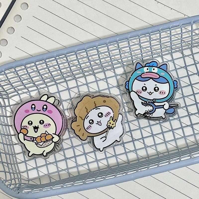 Chiikawa Hachiware Usagi Double-Sided Acrylic PP Memo Clip