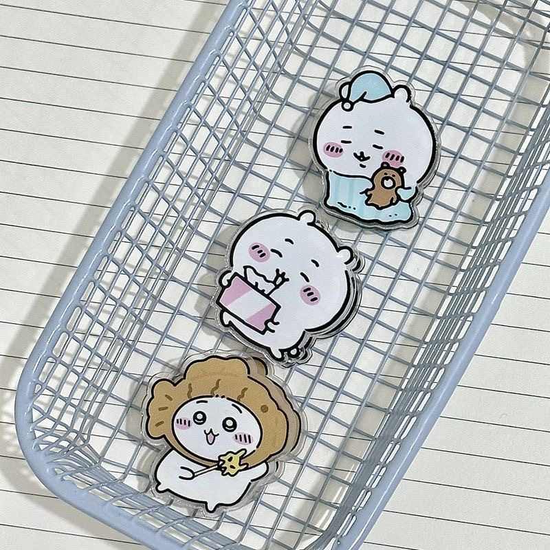 Chiikawa Hachiware Usagi Double-Sided Acrylic PP Memo Clip