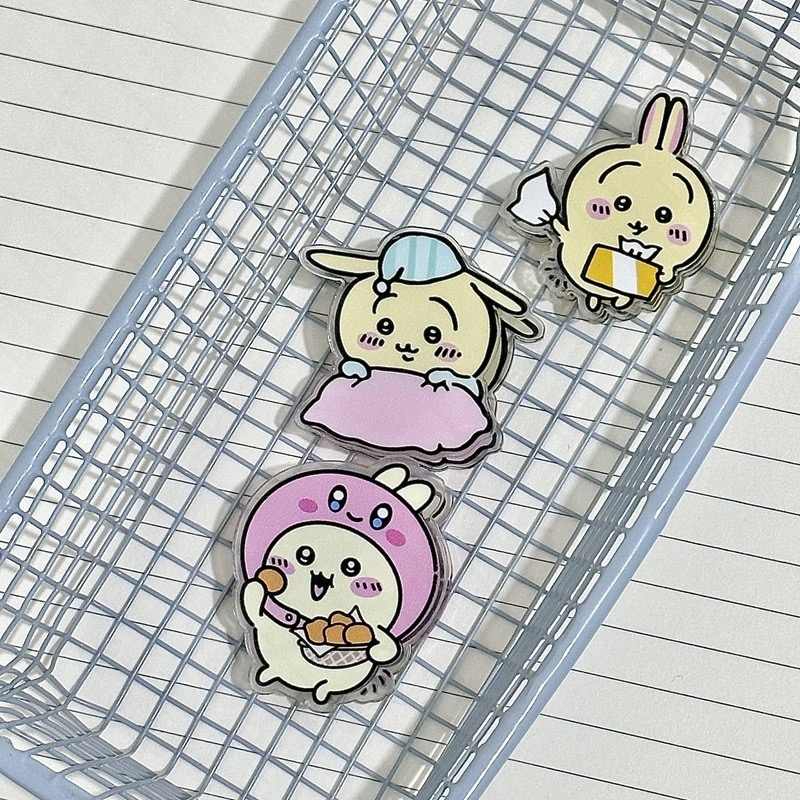 Chiikawa Hachiware Usagi Double-Sided Acrylic PP Memo Clip
