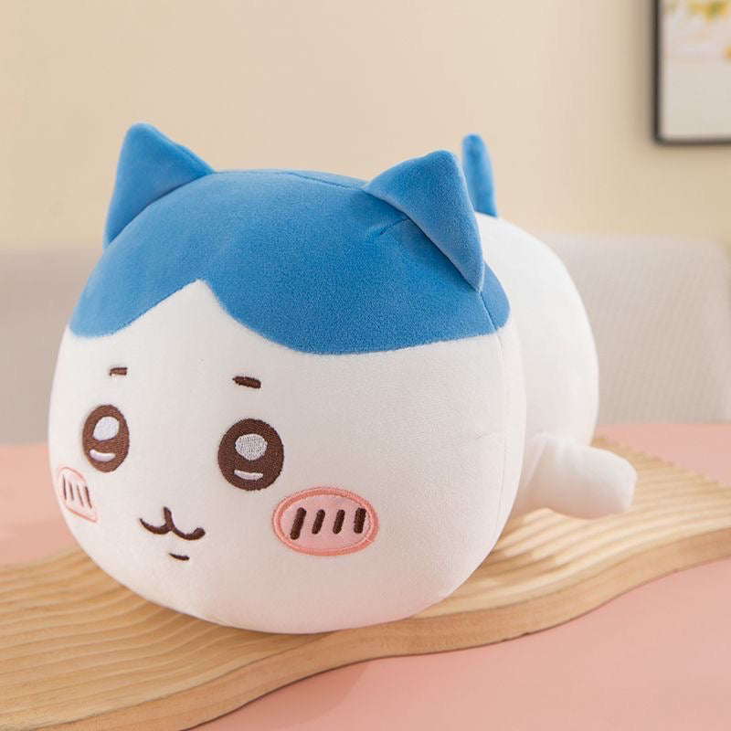 Lying Down Chiikawa Usagi Hachiware Plush Toy Pillow