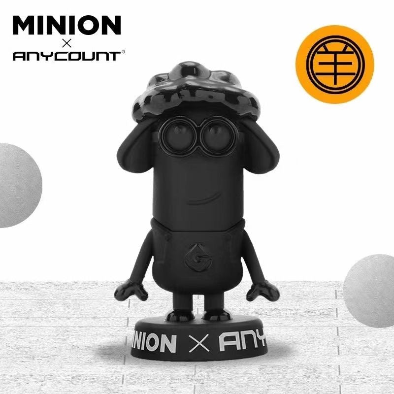 Limited Edition Black Minion Signature 12 Zodiac Figures - Trendy Collectible Figurines and Models