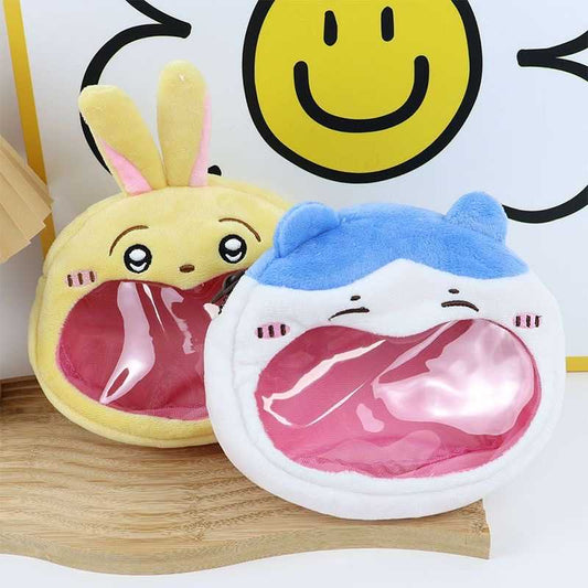 New Chiikawa Hachiware Usagi Large Mouth Plush Ita Bag(Free Shipping for Order Over $18)