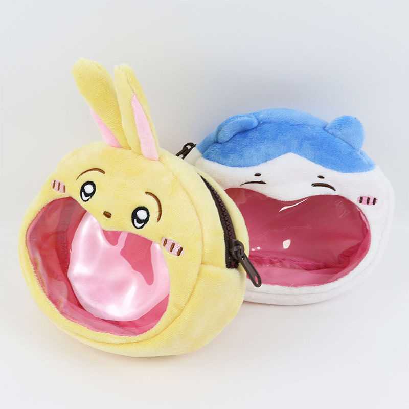 New Chiikawa Hachiware Usagi Large Mouth Plush Ita Bag(Free Shipping for Order Over $18)