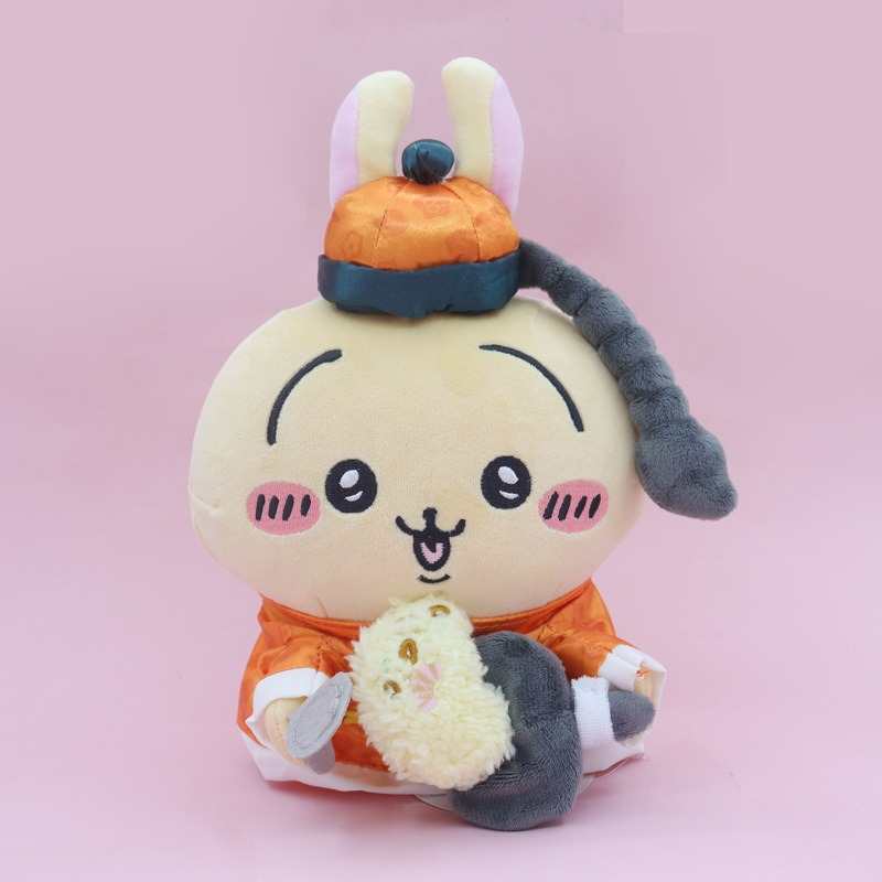 New Creative Chiikawa Christmas Hotel Usagi Plush Toy Doll Gift Keychain - Cute Holiday Decor