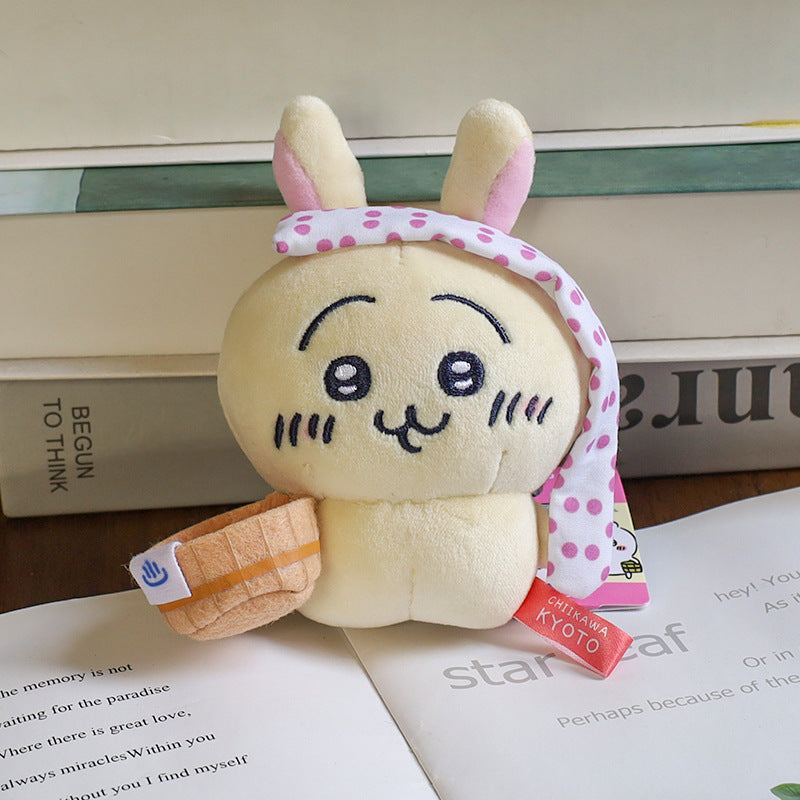 Chiikawa Usagi Hachiware Kyoto Matcha Plush Keychain | Limited Edition