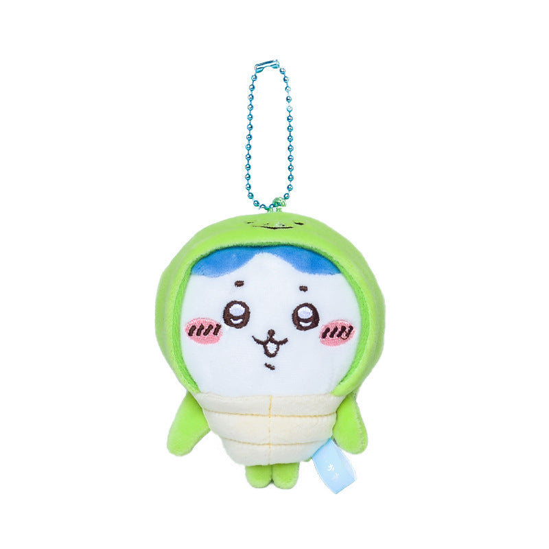 キュートでクリエイティブな水族館ぬいぐるみキーホルダー - ちいかわうさぎ ハチワレ マンボウのおもちゃ