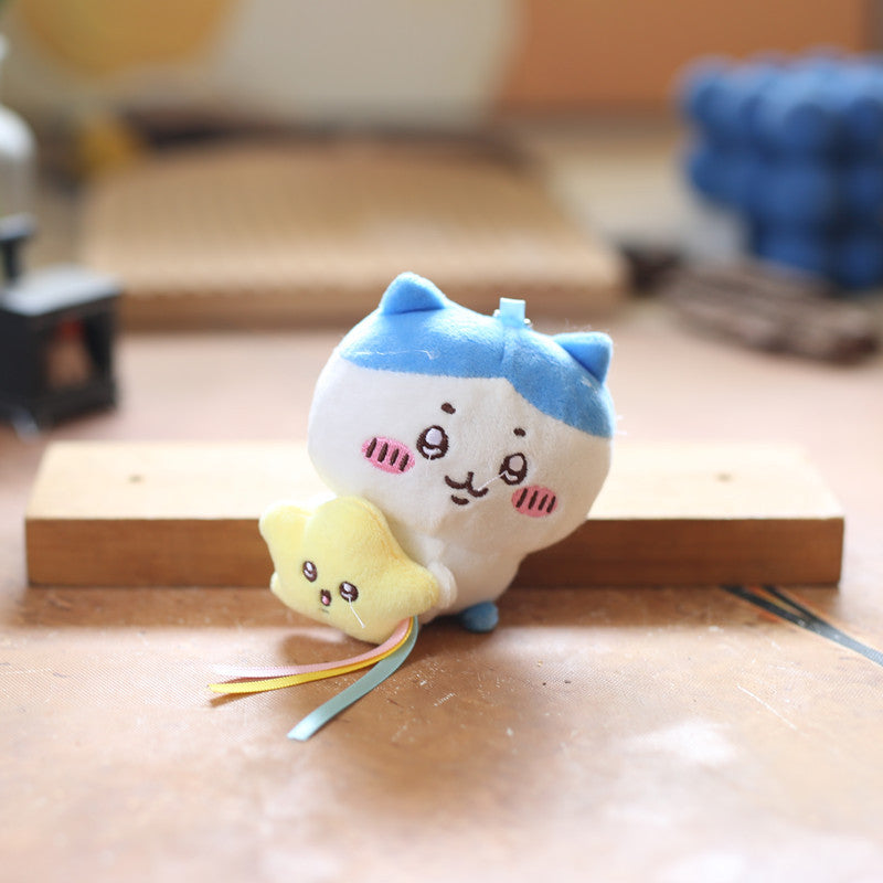 ちいかわハチワレうさぎぬいぐるみキーホルダー