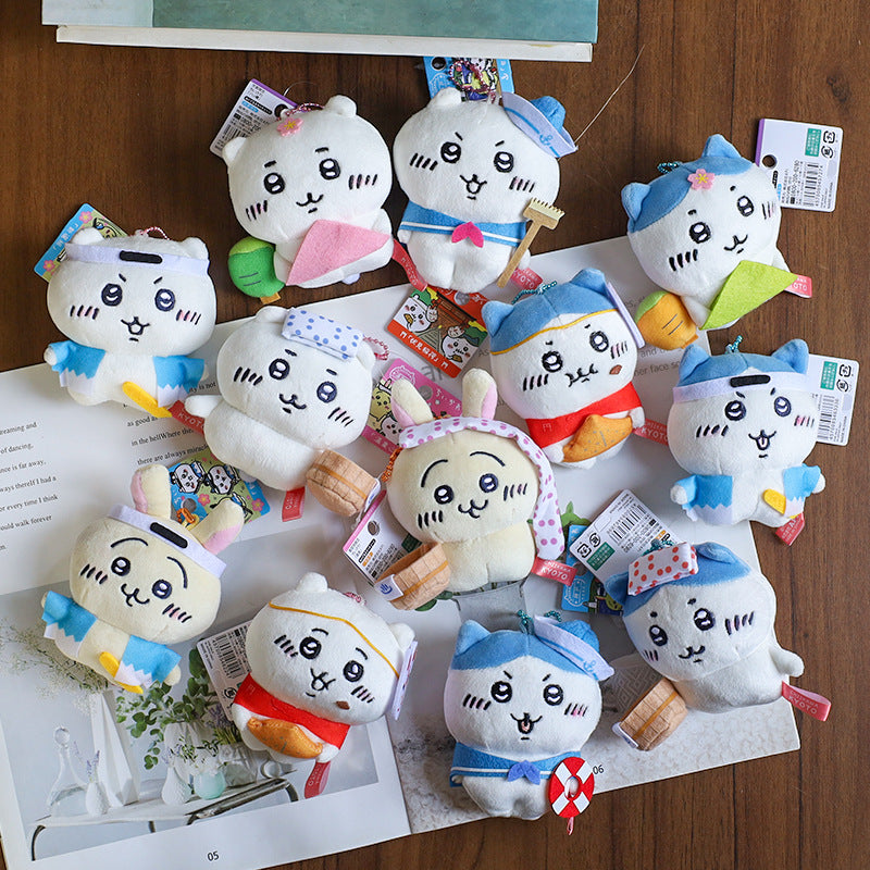 Chiikawa Usagi Hachiware Kyoto Matcha Plush Keychain | Limited Edition