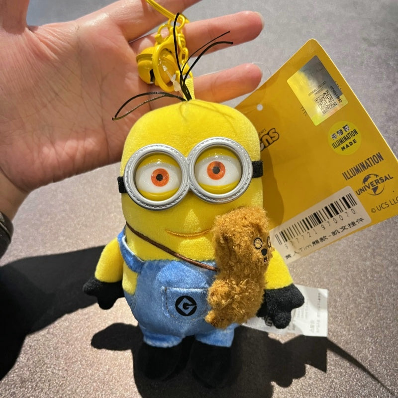 2025 NEW Official Universal Tim Bear Minion Keychain