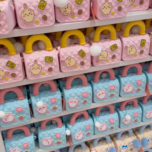 Chiikawa x MINISO Official | Cute Chiikawa Hand Bag Pink/Yellow/Blue