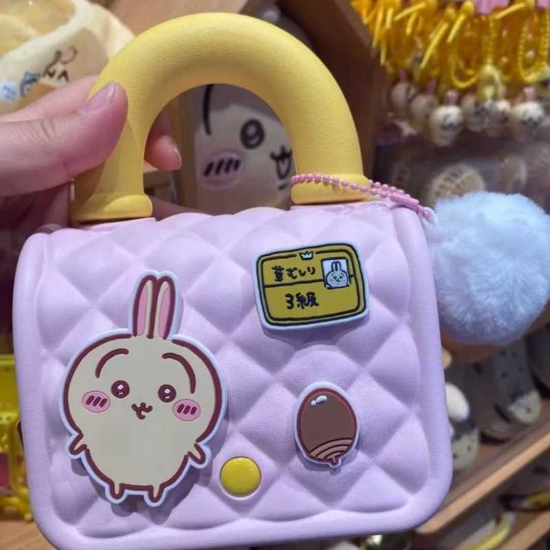 Chiikawa x MINISO Official | Cute Chiikawa Hand Bag Pink/Yellow/Blue