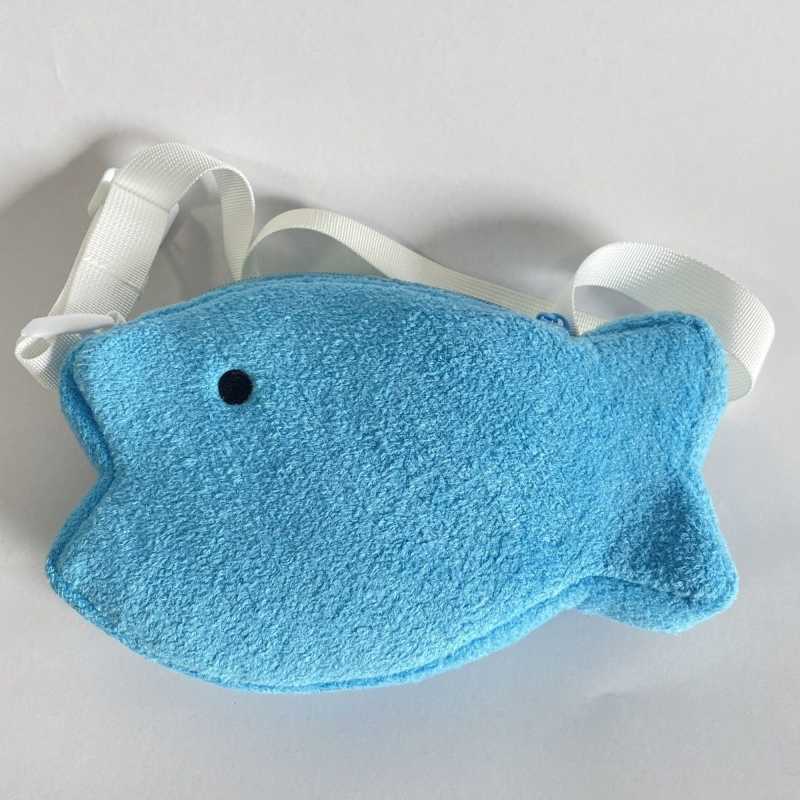 【Official Short Plush Edition 】Chiikawa x Miniso Furry Short Plush Bag-Usagi yellow star bag,hachiware blue fish bag,chiikawa pink bear bag