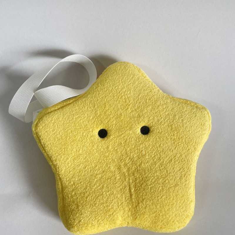 【Official Short Plush Edition 】Chiikawa x Miniso Furry Short Plush Bag-Usagi yellow star bag,hachiware blue fish bag,chiikawa pink bear bag