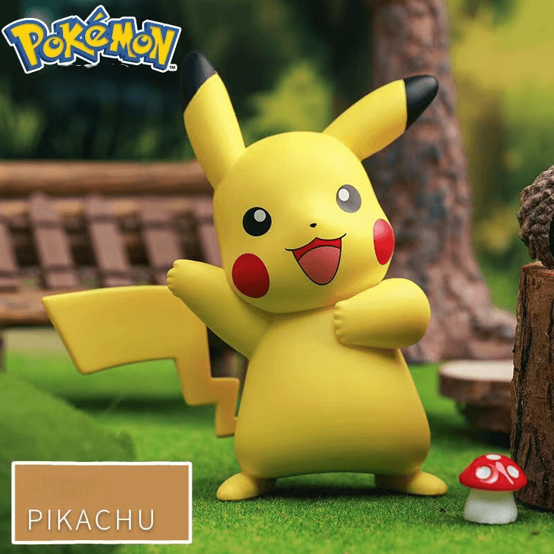 Pokémon Gen 4 Pikachu & Mimikyu Desktop and Car Decor Blind Box Raichu Collectible Toy