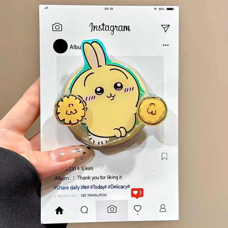 iPhone 16/15/14/13/12用 回転式ハチワレマグネット式iPhoneケース