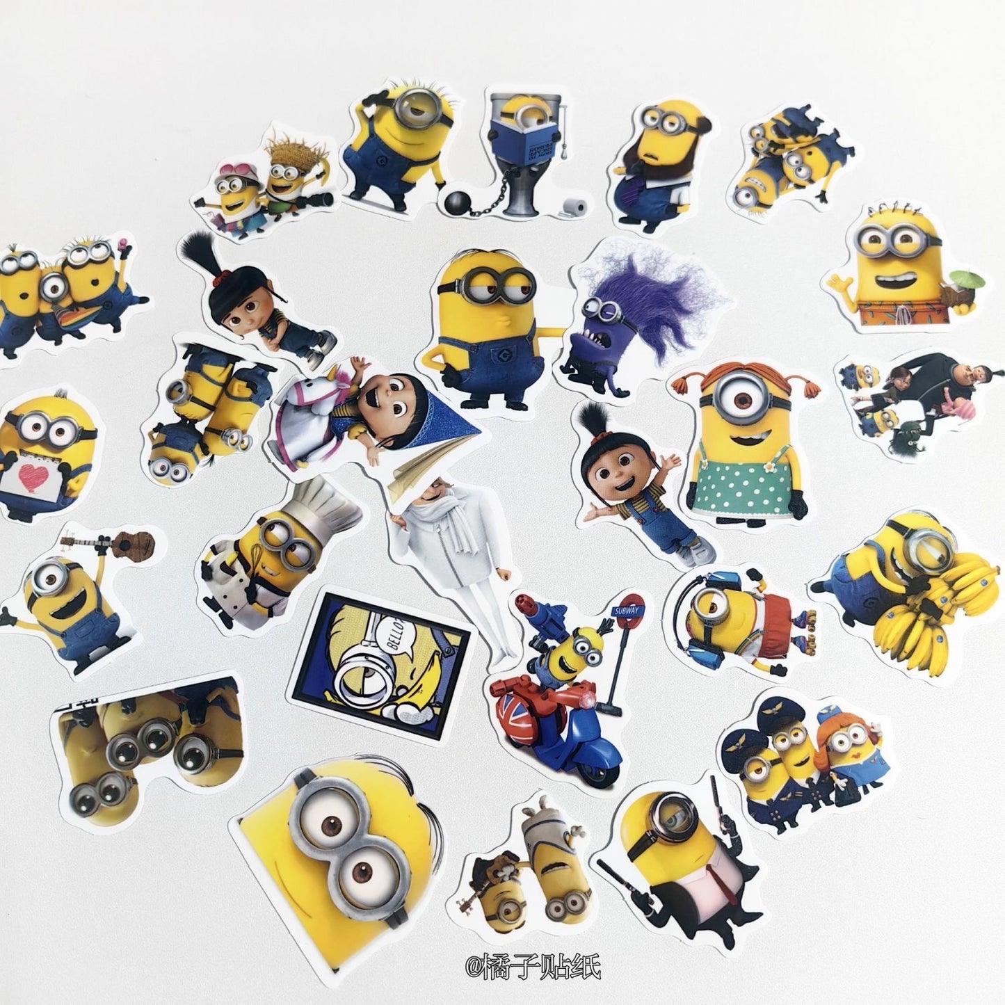 2025 New 63pcs Cute Minion Stickers  (Free Shipping Over $18)