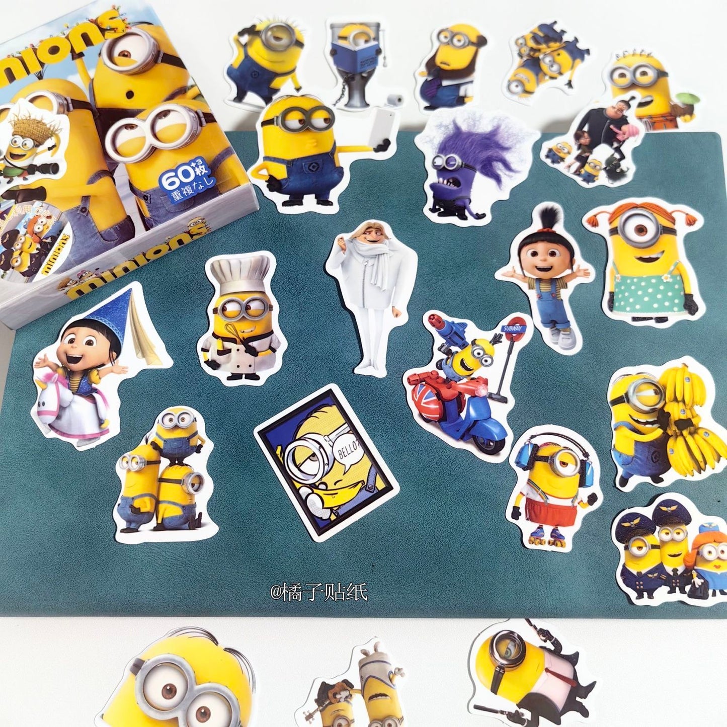 2025 New 63pcs Cute Minion Stickers  (Free Shipping Over $18)