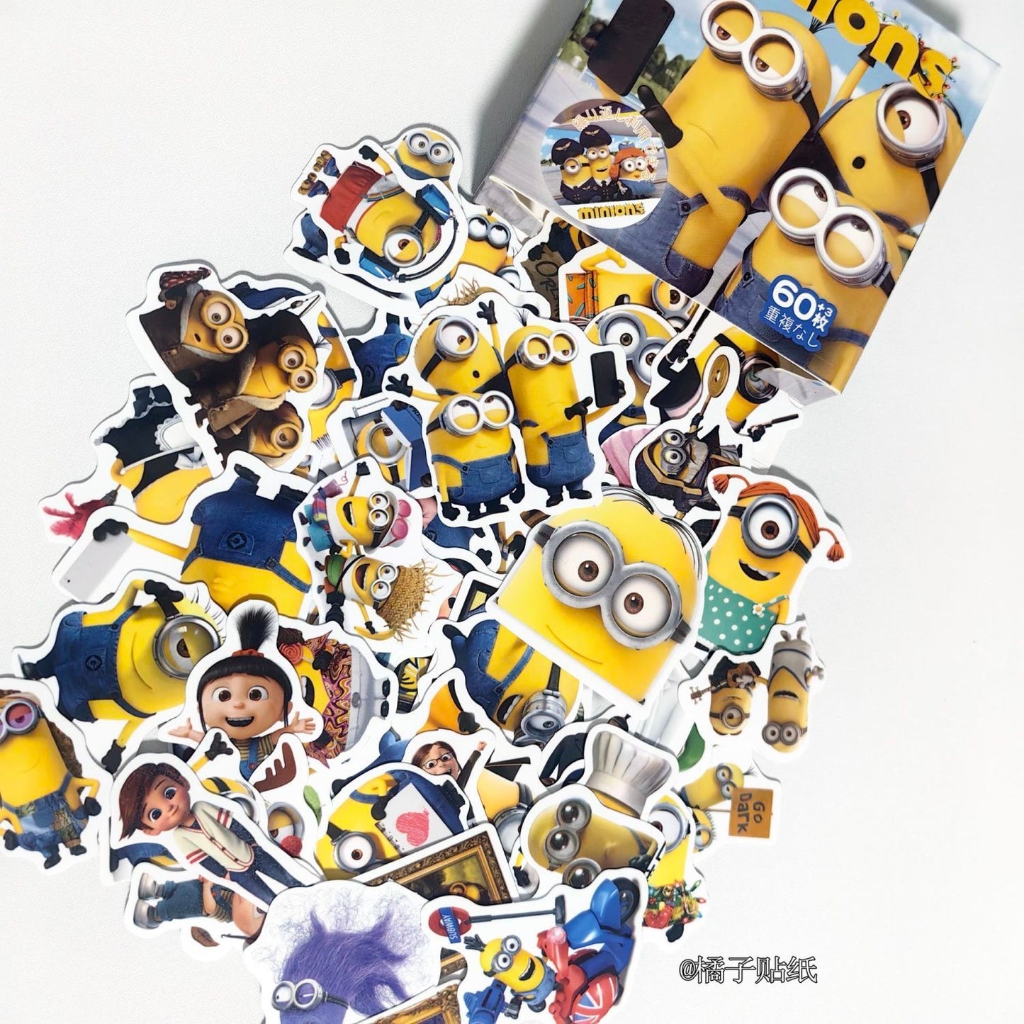 2025 New 63pcs Cute Minion Stickers  (Free Shipping Over $18)