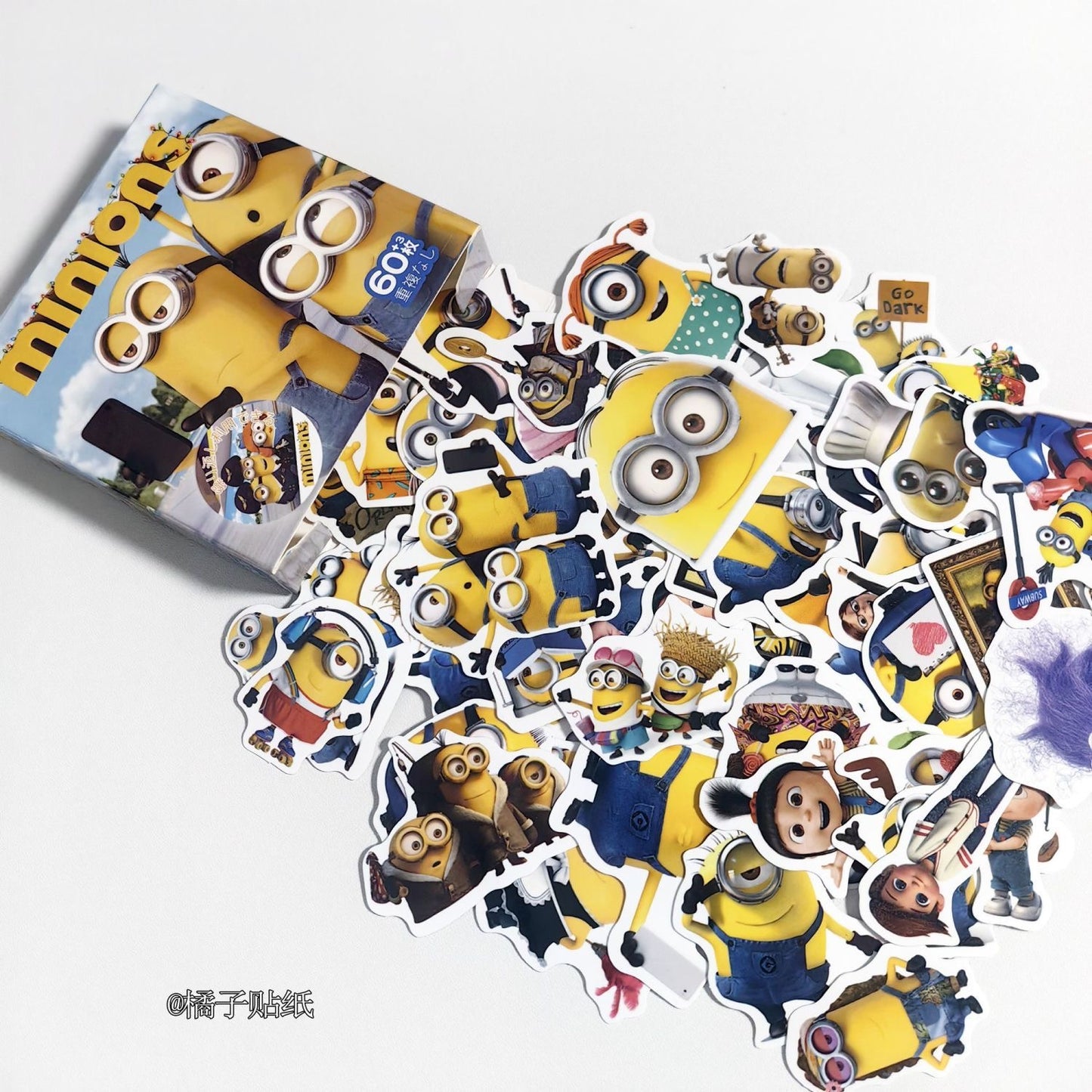 2025 New 63pcs Cute Minion Stickers  (Free Shipping Over $18)